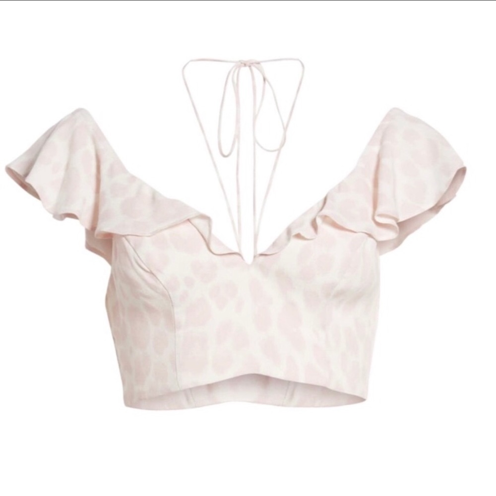 Sienna Ruffle Crop Top - Picture 3 of 8